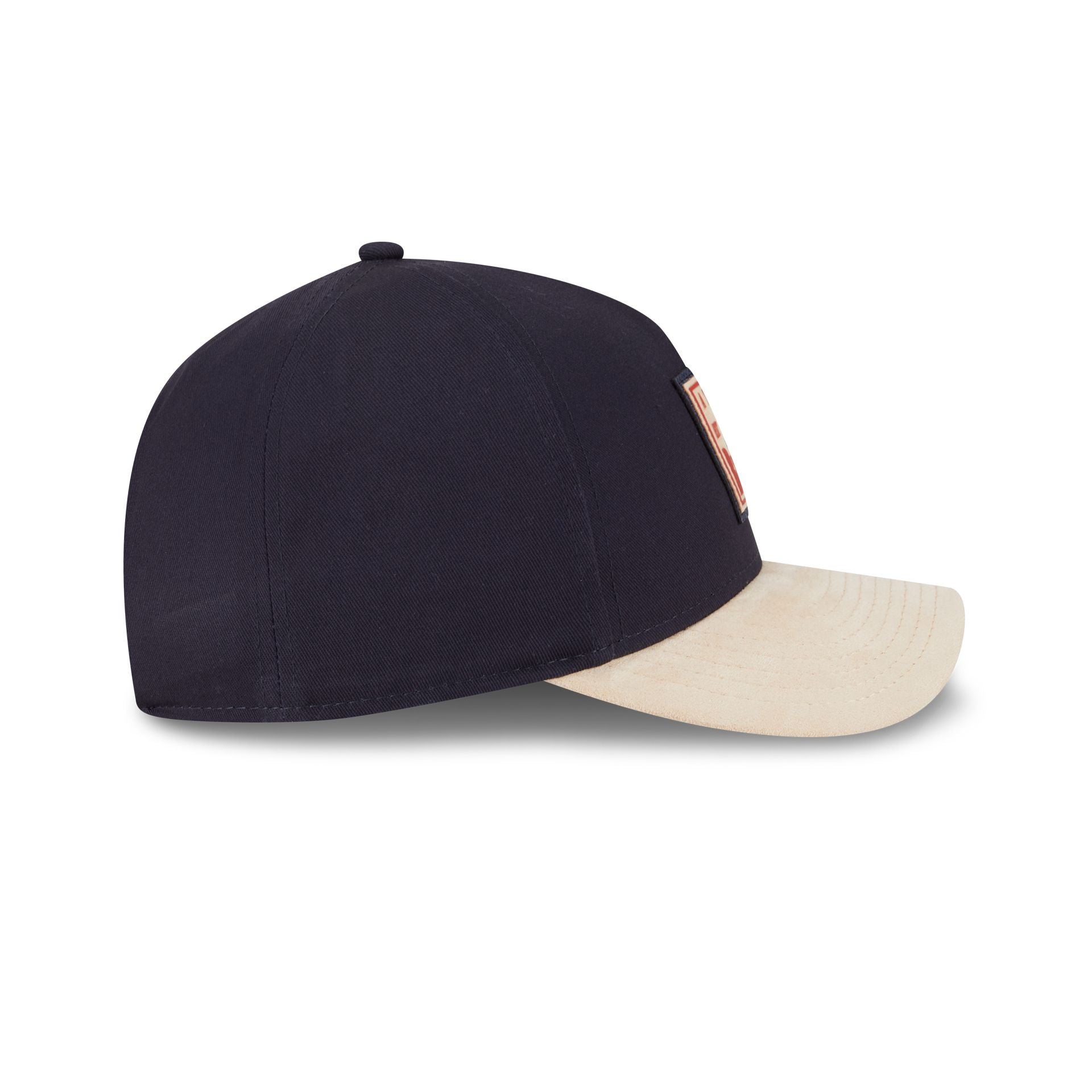 Atlanta Braves Suede Patch 9FORTY M-Crown A-Frame Adjustable Hat