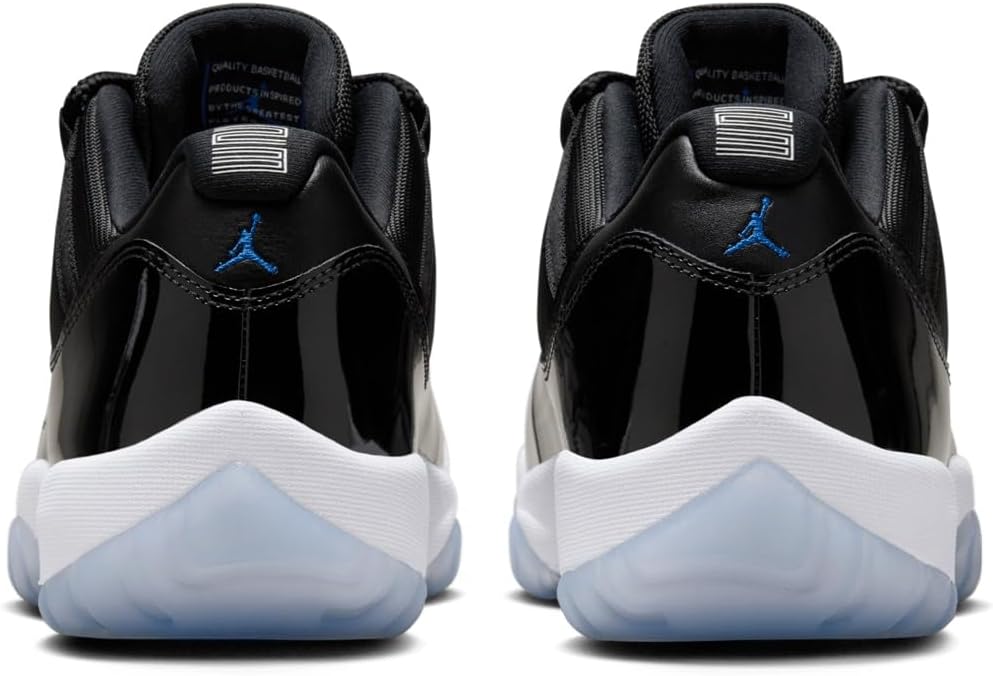 NIKE Jordan Men's 11 Low “Space Jam” Size 12 Black/Varsity Royal-White (FV5104-004)