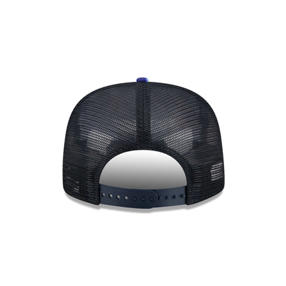 Atlanta Braves Pattern Golfer Trucker Hat