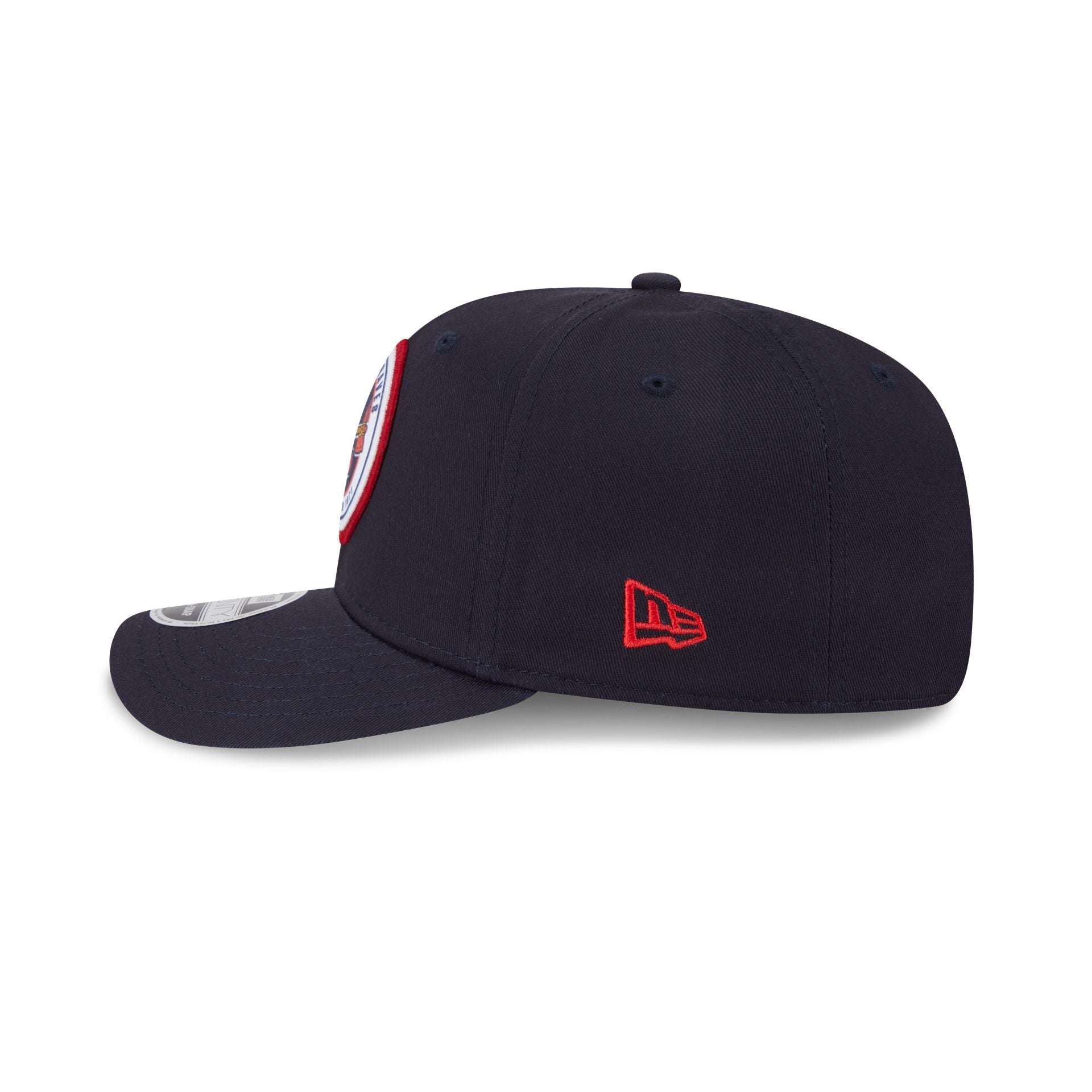 Atlanta Braves Circle Patch 9SEVENTY Stretch-Snap Hat