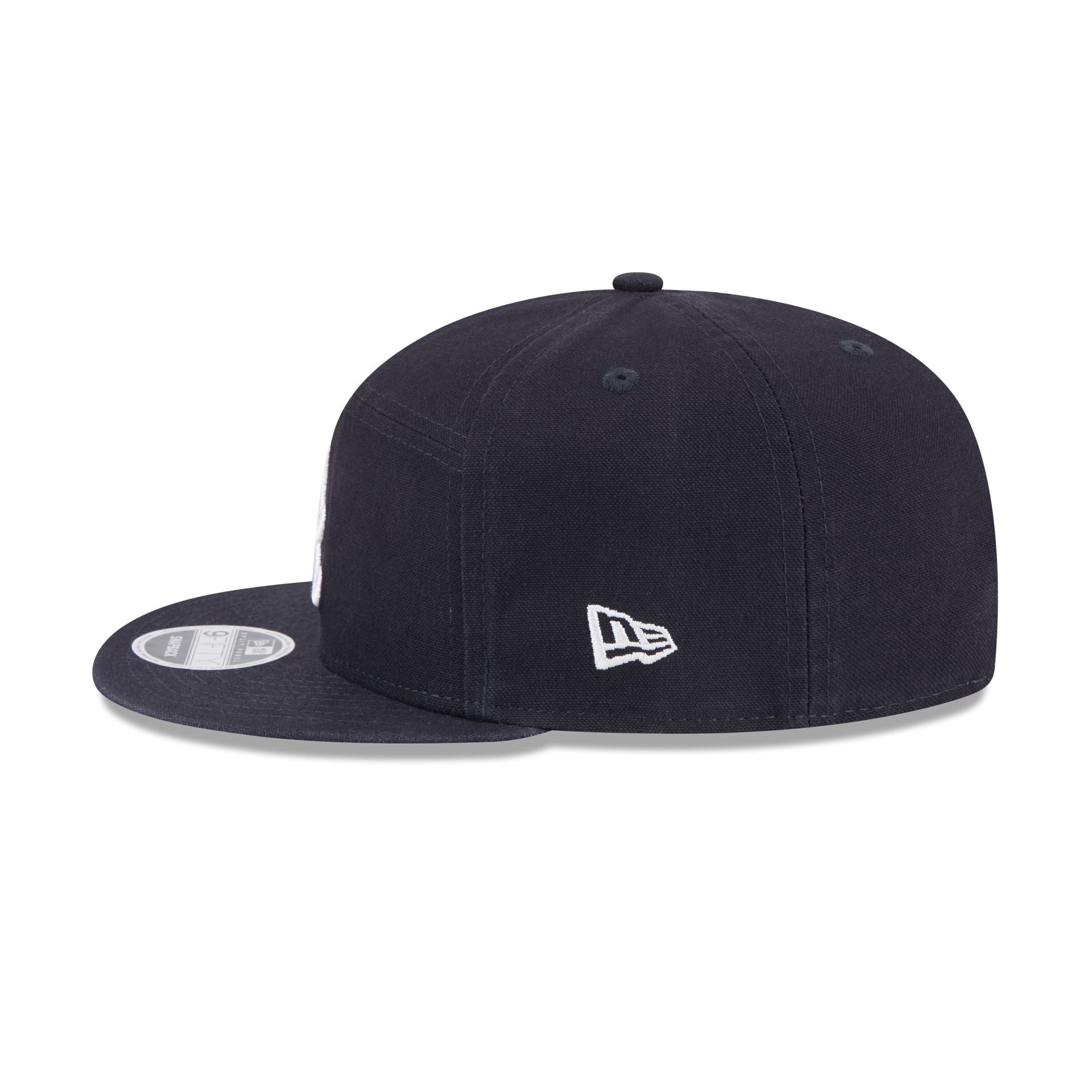 Atlanta Braves Cotton Canvas 9FIFTY Split Panel Trucker Hat