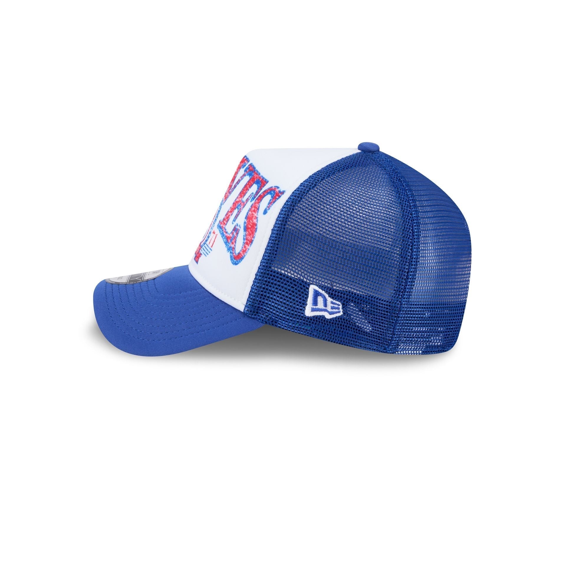 Atlanta Braves Distressed 9FORTY A-Frame Trucker Hat