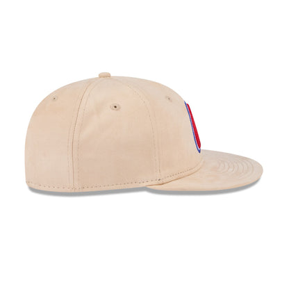 Atlanta Braves Stone Suede Retro Crown 9FIFTY Snapback Hat