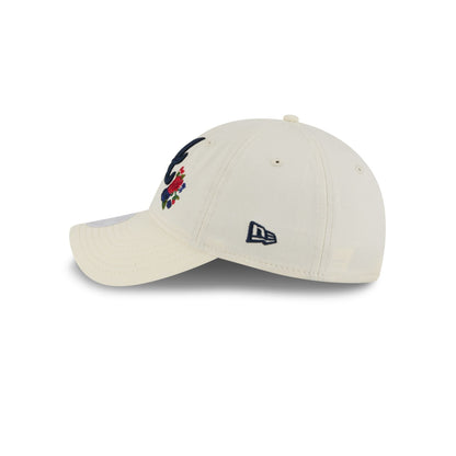 Atlanta Braves Women's Floral Stitch 9TWENTY Adjustable Hat