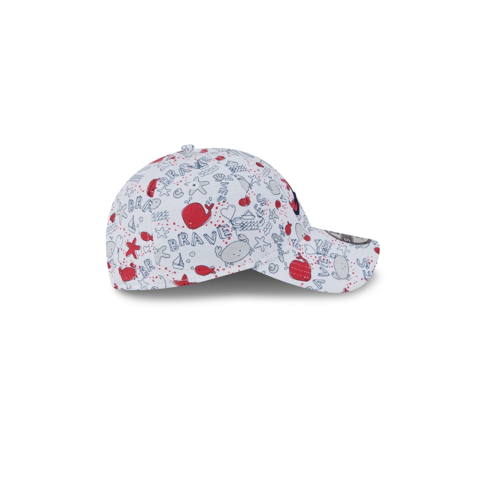 Atlanta Braves Kids Ocean 9TWENTY Adjustable Hat