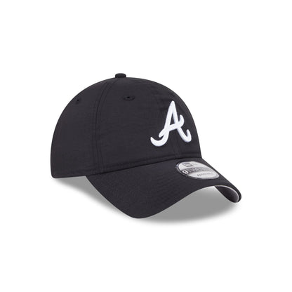 Atlanta Braves Everyday Nylon Black 9TWENTY Adjustable Hat