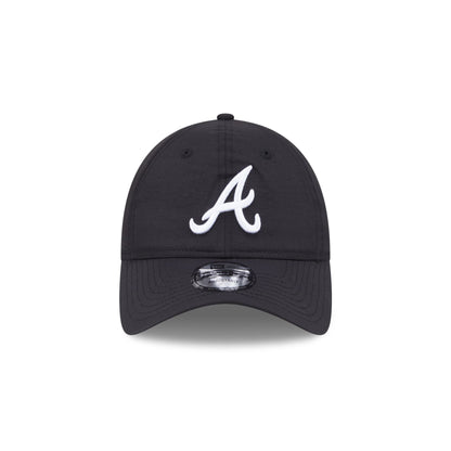 Atlanta Braves Everyday Nylon Black 9TWENTY Adjustable Hat