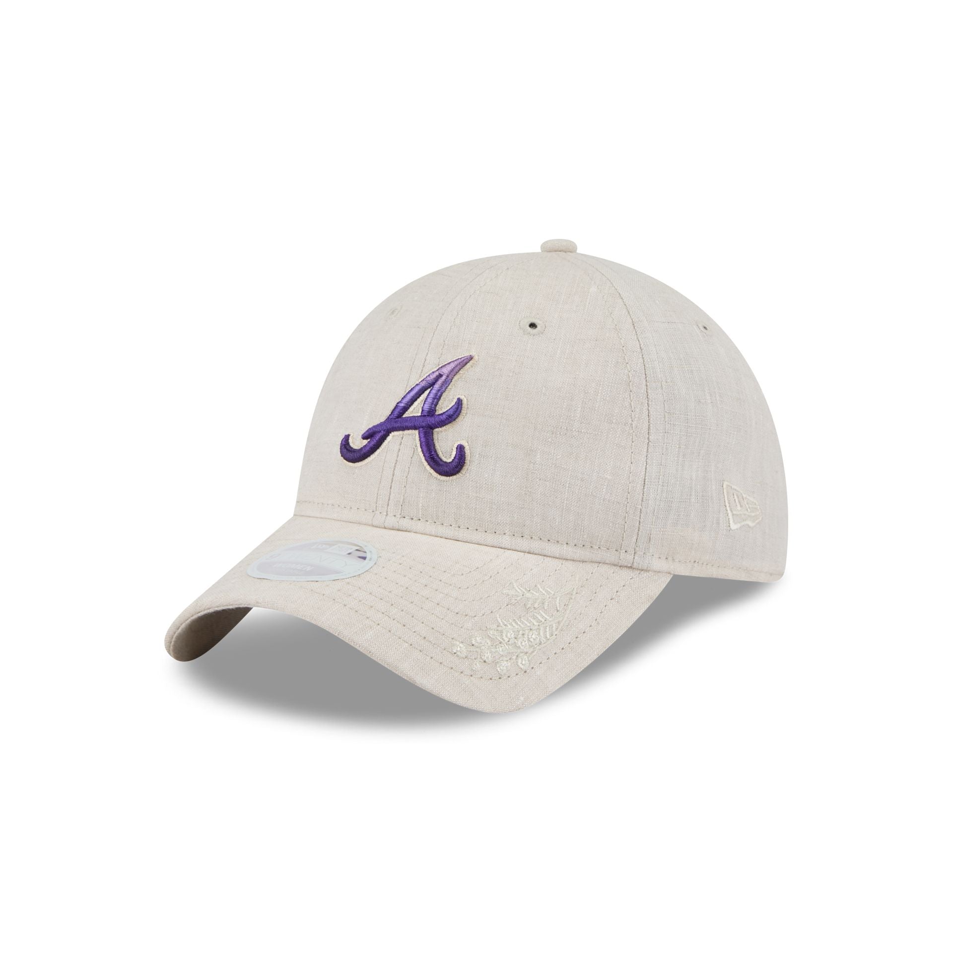 Atlanta Braves Floral Women's 9TWENTY Adjustable Hat